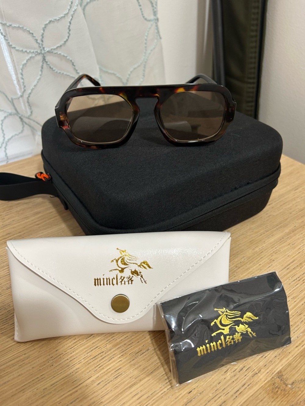 INC International Concepts women’s   Tortoiseshell Sunglasses with Brown Lenses